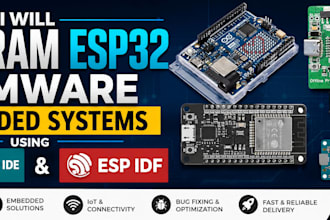 program esp32 firmware embedded systems using arduino ide and esp idf