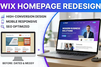 redesign your wix homepage to increase conversions revamp wix ecommerce