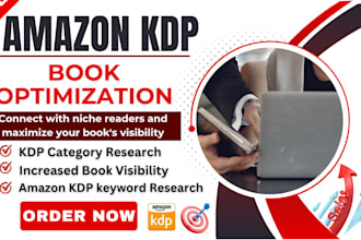 do amazon KDP book SEO keyword research, category and metadata optimization