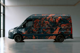 awesome car wrap design