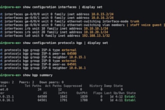 configure and troubleshoot your juniper junos router, switch or firewall