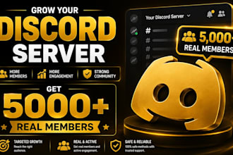 do organic discord server promotion, advertise and growth