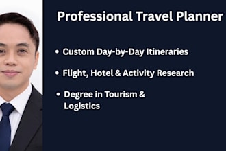 be your professional travel planner