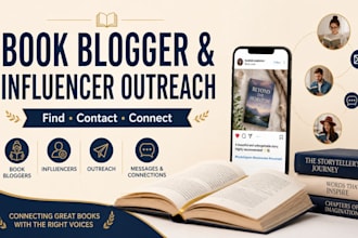 promote your book with targeted book bloggers and influencer outreach