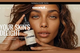 skincare website skincare shopify beauty website beauty store makeup website