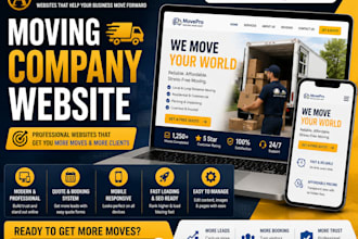 moving company website, moving services website, movers website, relocation