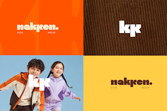 create a bold and playful logo for your brand