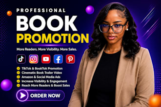 do tiktok book promotion booktok video promotion and cinematic book trailer
