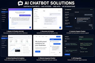 build an ai chatbot using openai, llm, rag and apis