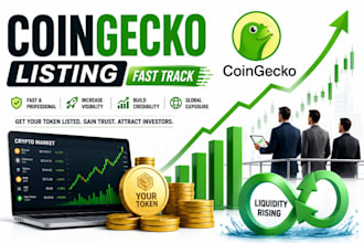 do coinmarketcap coingecko token listing, erc20 smart contract and dex listing