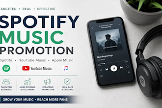 spotify music promotion youtube music apple music promotion