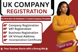 do UK ltd company registration, company formation, vat, for UK and non residents