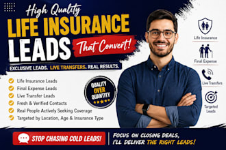 generate life insurance leads, insurance leads, life insurance leads