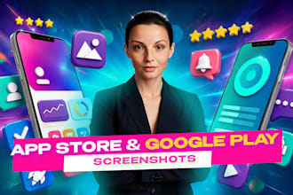 design premium app store and google play screenshots that help sell your app