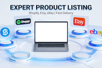 do shopify product listing and etsy seo product upload