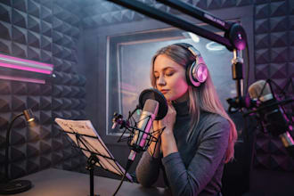 record a sensual female voice over erotic flirty voice