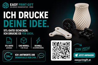 design and 3d print custom gifts and replacement parts