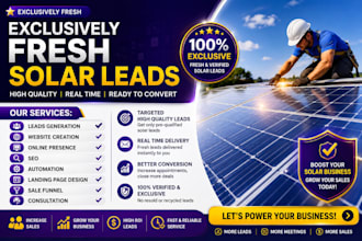 generate fresh solar leads solar business lead solar lead generation