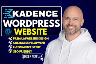 create kadence website, kadence theme, spectra gutenberg blocks, kadence blocks