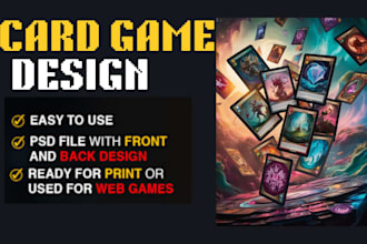 design card game card game art, board game card tarot card game card template