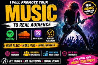 promote your rock metal music souncloud promotion music blogs playlist placement
