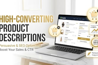 write 10 high converting ecommerce product descriptions in 24 hours