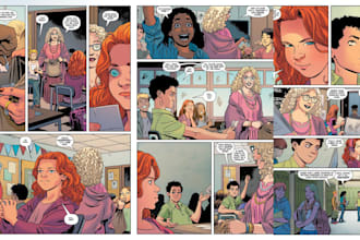 do comic book, comic artist, comic inker comic colorist graphic novel comic page