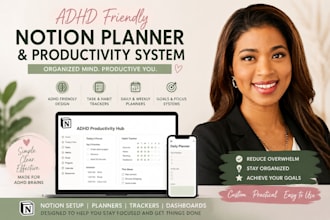 be your adhd life coach, accountability partner, productivity coach