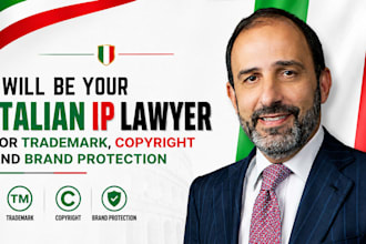 be your italian IP lawyer for trademark, copyright and brand protection