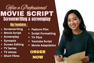do movie script screenwriting screenplay tv series tv shows feature film