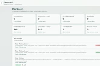 build a custom ride booking and courier delivery web app