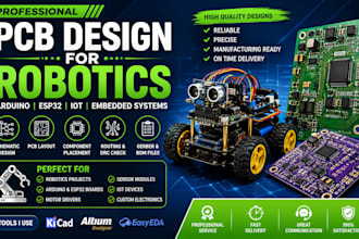 develop pcb boards for robotics
