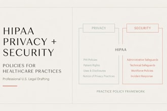 prepare hipaa privacy and security policies for your healthcare practice