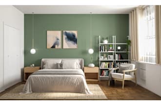 create photorealistic interior architectural visualization
