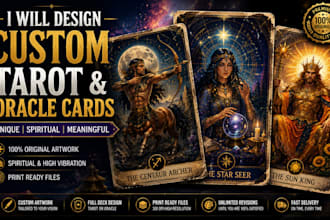 design custom zodiac tarot and astrology card decks