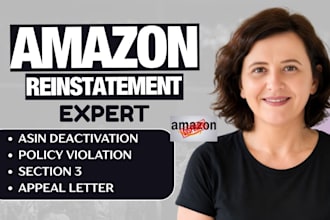 reinstate your suspended amazon account with section 3 appeal and poa