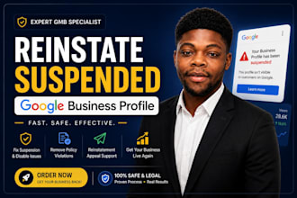 reinstate suspended google business profile and fix gmb suspension