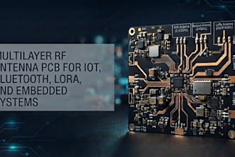 do multilayer rf antennt pcb for iot, wifi, bluetooth, lora and embedded systems