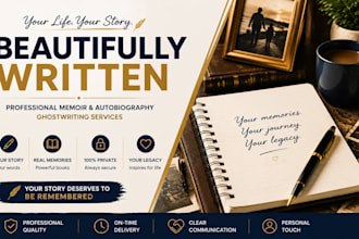 ghostwrite your memoir, autobiography or personal life story