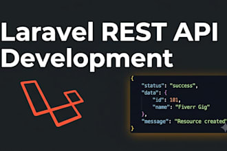 a laravel rest API for your mobile app