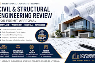 maryland wisconsin and georgia tn civil structural engineering review for permit