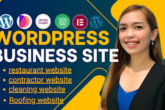 design premium restaurant cleaning roofing and construction website
