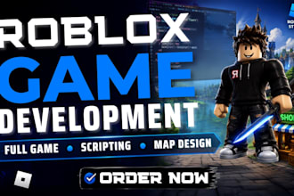 develop roblox full game, roblox scripter, roblox map, roblox game developer