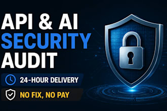 audit saas API ai security fast track no fix no pay