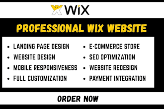 wix website redesign wix development redesign wix website wix ecommerce fix wix