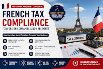do french tax compliance for foreign companies, non residents