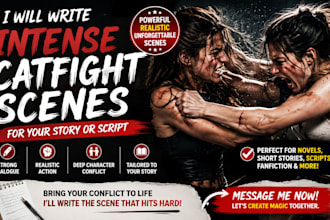 write intense catfight scenes for your story or script