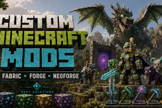 create minecraft skin, fabric, forge, neoforge mods, plugins forge fabric mods