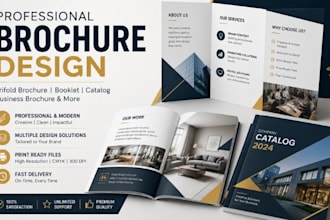 brochure design, trifold brochure design, business brochure, trifold brochure