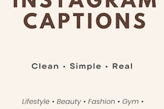 write aesthetic instagram captions for your content